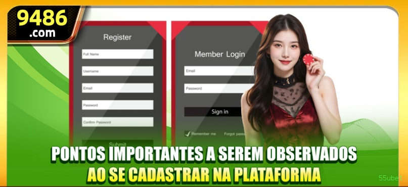 Comparação APP mobile vs versão web da 55ubet